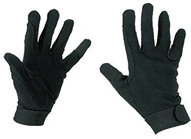Agritura Reithandschuh Baumwolle Jersey,schwarz(L)- A01186