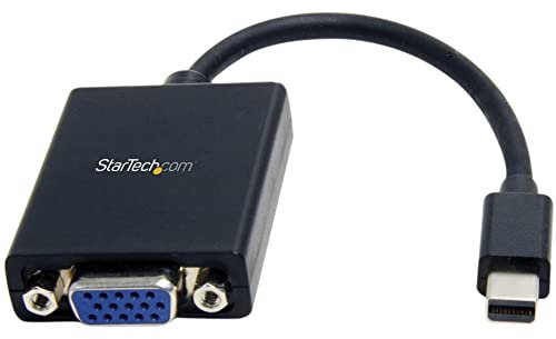 StarTech.COM Adaptateur Mini DisplayPort vers VGA - Noir - Câble Adaptateur vidéo Mini DisplayPort VGA - Compatible Thunderbolt - Convertisseur Mini DP vers VGA - 1080p (MDP2VGA)