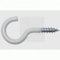 SWG Schraubhaken Gebogen 3,3x40/15 mm Stahl weiss 6 Stück