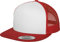 Flexfit Unisex Mütze Classic Trucker mützen, red/wht/red, Einheitsgröße EU