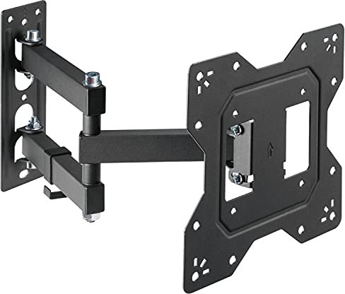 Allcam L293XS Universal Swivel Arm TV Wall Bracket for 19-32 inch LCD/LED TV w/Free 360° Pan Tilt 12° Max Mount Size 200x200mm Holds up to 30KG Weight