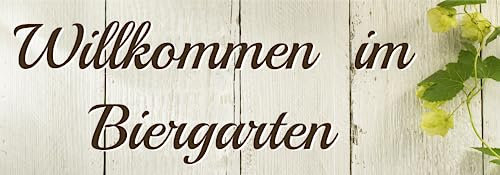 Werbebanner Biergarten