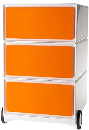 Paperflow EasyOffice K310605 Kommode mit 3 Schubladen, Orange