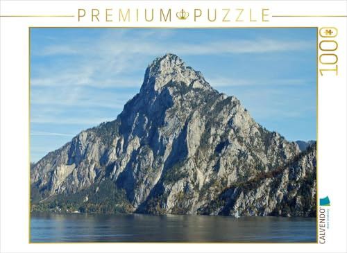 CALVENDO Puzzle Der Berg und Sein See | 1000 Teile Lege-Größe 64 x 48 cm Foto-Puzzle für glückliche Stunden