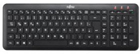 Fujitsu KB915 Backlight USB QWERTY Italiano Nero - Tastiere (Standard, Cablato, USB, Tastiera a membrana, QWERTY, Nero)