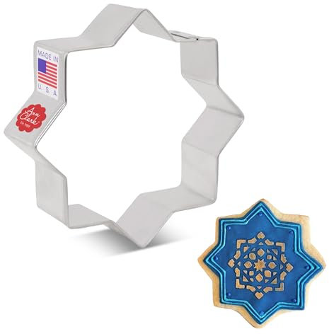Ann Clark Cookie Cutters 8 Point/Islamic Star Cookie Cutter, 8.9 cm