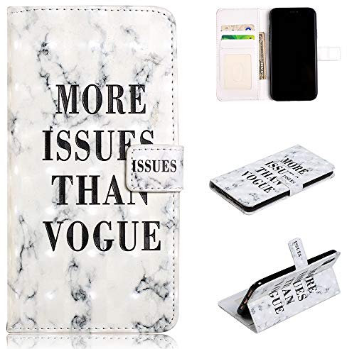 Handyhülle iPhone XS Wallet Case 3D Malerei Farbiges Leder Tasche Flip Schutzhülle Anti-Scratch Shell Back Cover Folio Hüllen Schale Schutzhüllen für iPhone X/XS 5,8 ,Mehr Ausgabe als Vogue
