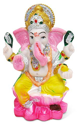 Purity Style Lebendige Ganesha-Statue aus Kunstharz – Ganesha-Skulptur Idol