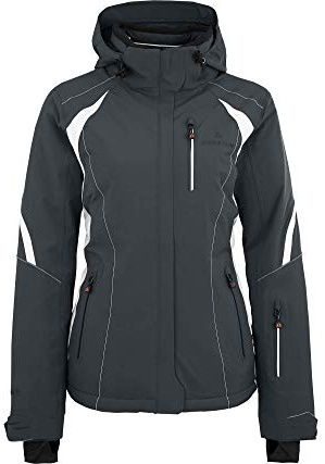 Bergson SNOWTASTIC | Damen Skijacke - Sportliche Damen Skijacke mit Supra-Tex 20.000 Membran, Normal-/Kurz-/Langgrößen, 100% wasserdicht (20.000 mm Wassersäule) & verschweißte Nähte, Winddicht & höch