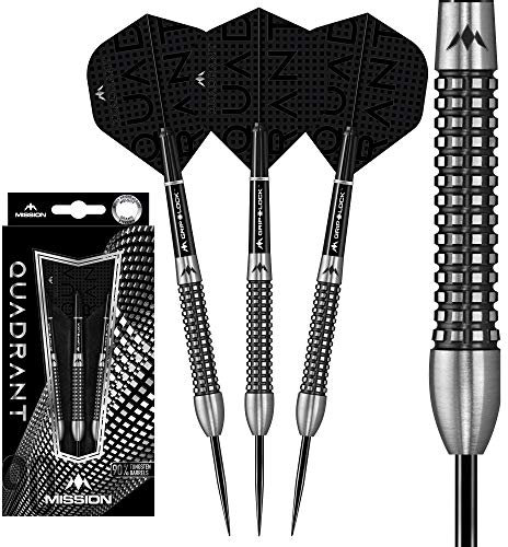 Mission Quadrant M3 90% - Steeldarts 25 Gramm