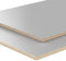 18mm Legno Compensato grigio Pannello Multistrato rivestito melamminico tagliato fino a 200cm: 10x50 cm