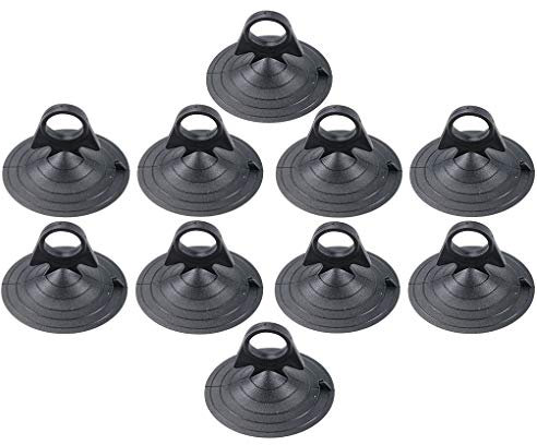AB Tools Confezione da 10 ventose di ricambio per tende termiche interne per camper