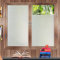 Zindoo Window Film Anti-Glare Anti-UV Protection Privacy Film Opaque Glass Film Depoli Glass Film Electrostatic Glass Effect Matte Glass Effect for Office Home Frosted White 30 x 200 cm