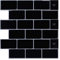 HyFanStr Vinilos Cocina azulejos Azulejos Adhesivos, Losetas vinilicas 3D Azulejos Adhesivo pared Baño, Negro Pegatinas de Azulejos Auto-Adhesivo 30.5x30.5cm 10 Piezas