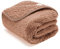 Nobleza Hundedecke Weiche Fleecedecke Waschbare Deck für Haustier Hunde Katzen Welpen Weiche Warme Matte, Braun 80 * 80cm