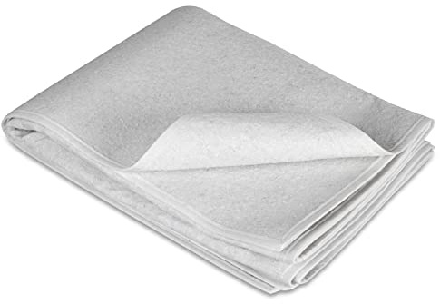 BettenABC - Filz-Matratzenschoner - 100x200 cm - Nadelfilzmischgewebe mit Bandeinfassung - Strapazierfähig & Atmungsaktiv - Schützt vor Druckstellen & Verunreinigungen - Im Schwarzwald gefertigt