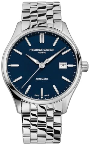 Frédérique Constant Herren Automatik Analog Armbanduhr Index Swiss Made