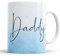 Mummy and Daddy Watercolour Mugs for New Parents Mum and Dad, Mother, Father, Gift, Present (Daddy)