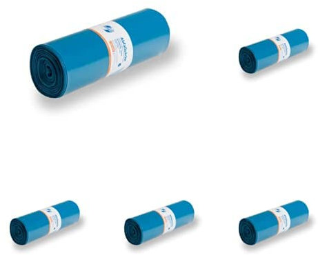 Schwerlast Müllsäcke DEISS PREMIUM PLUS, 120 L, für Bauschutt, Packung mit 5