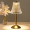 HEQET Cordless Table Lamps for Home, Table, Dining Room, Gold Rechargeable Lamps, USB Charge 12'' Tall LED Brass Portable Outdoor Indoor Table Lamp with Built-in Dimmer (Gold-Flower)
