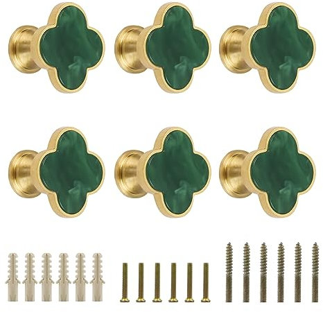 EVERGD Tirador de cobre puro de 27 mm con mango de latón dorado para armario de cocina, pomos de puerta de armario de cocina, cajón, armario, herrajes para tirar, perchero moderno y simple (6, color