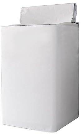 Odot Copertura Lavatrice per asciugatrice, Coprilavatrice per Lavatrice a Carica Dall'alto con Cerniera, Impermeabile Antipolvere Resistente Minimalismo Fodera per Lavatrice (S(4.5-5.5kg))
