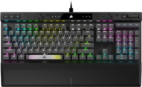 Corsair K70 MAX RGB Magnetic Mechanische Gaming-Tastatur, kabelgebunden, MGX Switches, verstellbare Tasten, PBT Double-Shot Keycaps, Rapid Trigger Modus, kompatibel mit iCUE, PC, PS5, PS4, Xbox –