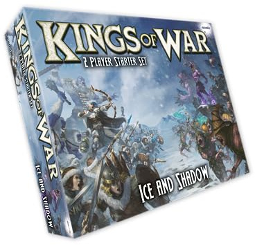 Mantic Games Kings of War Starter-Set: EIS und Schatten - Wargame - 2 Spieler - Ab 14 Jahren - Deutsch