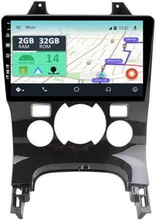 YUNTX [2GB+32GB] Android 14 Autoradio mit Navi für Peugeot 3008 5008 [2009-2018]-9 Zoll Touchscreen-mit Kamera-DAB/GPS/Lenkradsteuerung/MirrorLink/Bluetooth 5.0/WiFi/USB/4G/CarPlay