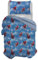 Spiderman, Juego de Funda nórdica Individual de algodón, Azul, Funda de 155 x 200 cm, Funda de Almohada 50 x 80 cm, diseño de Marvel, 100% algodón, Producto Oficial