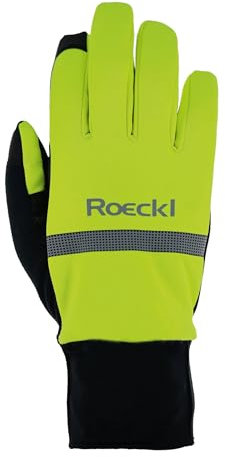 Roeckl Riveo Winter Fahrrad Handschuhe lang Fluo gelb 2024: Größe: 9.5