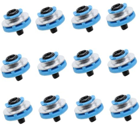 Meuey Lyot -SSD Screw HP2.5 Hard Drive Blue and Black Nails for HP 6000 6005 Pro 8000 8100 EliteDesk ProDesk Hard Drive Mounting Screws 12PCS