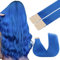 GOO GOO Tape in Hair Extensions Echthaar, Blue 10pcs 25g 45cm, Farbige Tape ins Echthaar Extensions, Silky&Soft Invisible Tape Ins, Straight Remy Hair Highlighted for Party