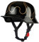 Tedesco Casco Mezzo Guscio Moto,Vintage Caschi Aperto Jet Caschi Casco A Scodella Motorino Mezzo Elmetto da Moto Retrò,DOT/ECE Approved Mezzo Casco Moto Uomo Donna K,M