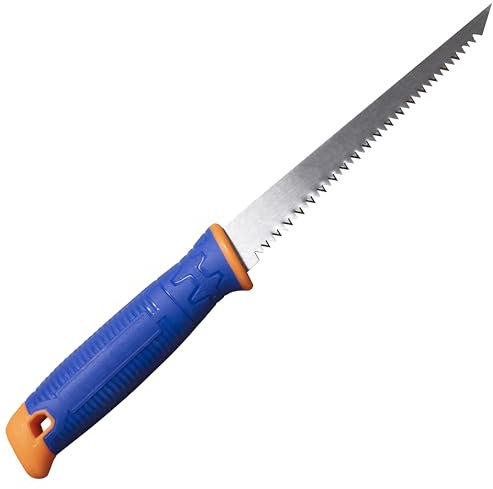 AERZETIX - C68545 - Sega seghetto per cartongesso 150mm 8TPI - lama in acciaio 65Mn - utensile manuale per stuccatori - parete controsoffitto pannelli di gesso costruzione a secco lavori