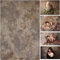 WaW Fotohintergrund Stoff 2x3m Grau Braun Shabby Mottled Beton Fotostudio Hintergrund Fotografie Rustic Vintage Porträt Fotoshooting