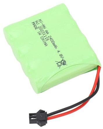 Keenso 2400 MAh 4, 8 V NiMH-Akku mit SM 2P-Stecker, für SHARKOOL 1/16 RC Car, Akkus für RC Car, Lange Akkulaufzeit