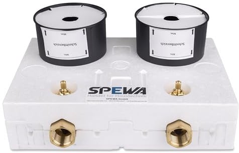 SPEWA Montageblock Duo für ISTA passend mit DVGW Ventil