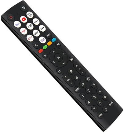 VINABTY ERF2AB36 Mando a Distancia sustituido por Voz fit para el Mando a Distancia Hisense TV ERF2AB36 50A60LEVS 65U67LEVS 85A60LEVS 58E70LEVS 43A75LEVS 75A60LEVS 55U67LEVS 43E70LEVS