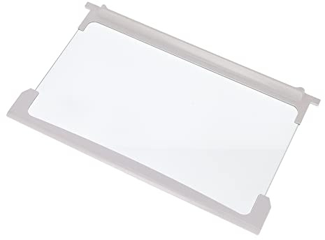 sparefixd Suitable for Fridge Freezer Refrigerator Glass Shelf & White Edge Trims Smeg