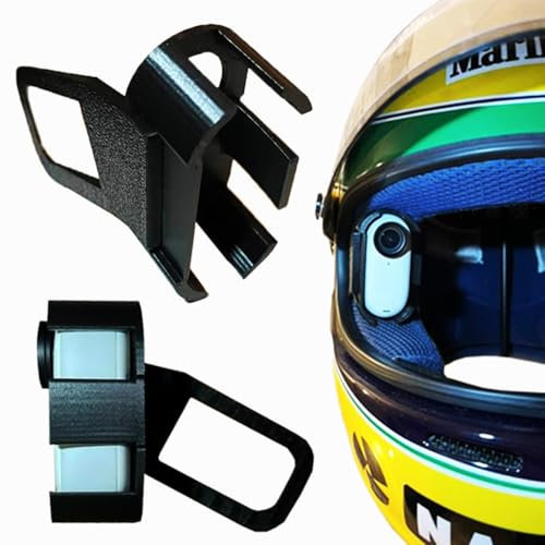 Recall i360 POV Support de caméra pour casque de moto Insta360 GO 3, Insta 360 GO 3S, moto, karting Racing Track Day Cam Point de vue interne imprimé 3D