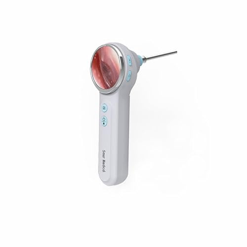 Smar Medical VOT-100 Veterinary Video Otoscope for Dogs and Cats, Digital Ear Examination Scope with HD Camera, LED Illumination, Rechargeable, for Professional Veterinary Use