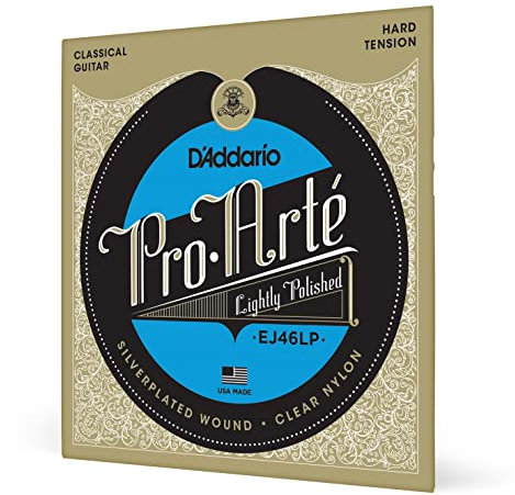 D'Addario Gitarrensaiten Konzertgitarre | Akustikgitarre | Akustik Gitarre Saiten | Classical Guitar Strings | EJ46LP Pro-Arte Saiten Konzertgitarre Satz 0285'-045'