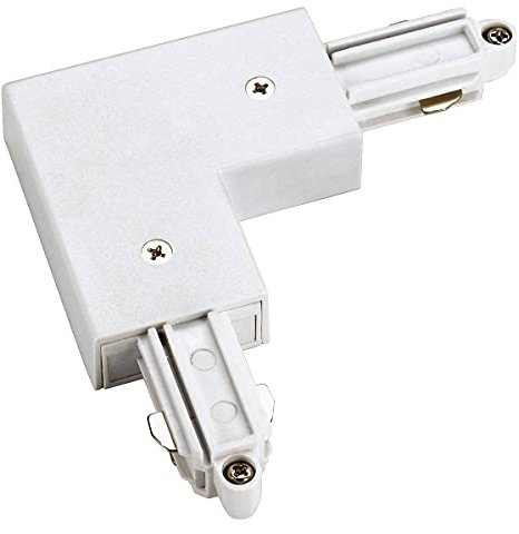 SLV ECK-VERBINDER, für Hochvolt 1Phasen-Aufbauschiene, Weiß