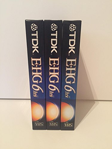 TDK Extra High Grade t-120 Video Tapes, 3 Stück