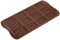 silikomart | SCG11 Silikonform für Pralinen TABLETTE, Antihaft, 12 Pralinen Mini-Täfelchen, 1er Pack Form für Süßigkeiten, Easy Choc, 38 x 28 mm, h 4 mm, Made in Italy, Braun