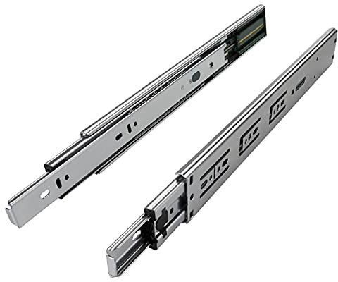 SOTECH 1 Paar Vollauszüge KV2-45-H45-L650-SC mit SoftClosing Höhe 45 mm, Länge 650 mm, Teleskopschiene belastbar bis 45 Kg