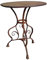 Casa Padrino Gartentisch Rost Durchmesser 60 x H. 70 cm - Gartenmöbel