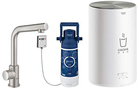Grohe 30339DC1 Standventil und Boiler Größe M, superstahl