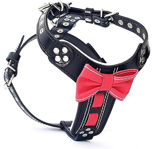 Bestia |Bowtie| Leder Brustgeschirr für Kleine bis Mittelgroße Hunde. 100% Leder. Handgefertigt. Top Qualität